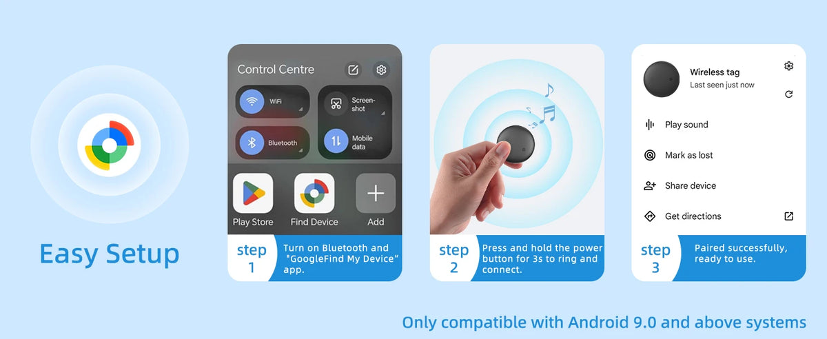 GPS Tracker Key Finder Wallet Locator Anti Lost Device Smart