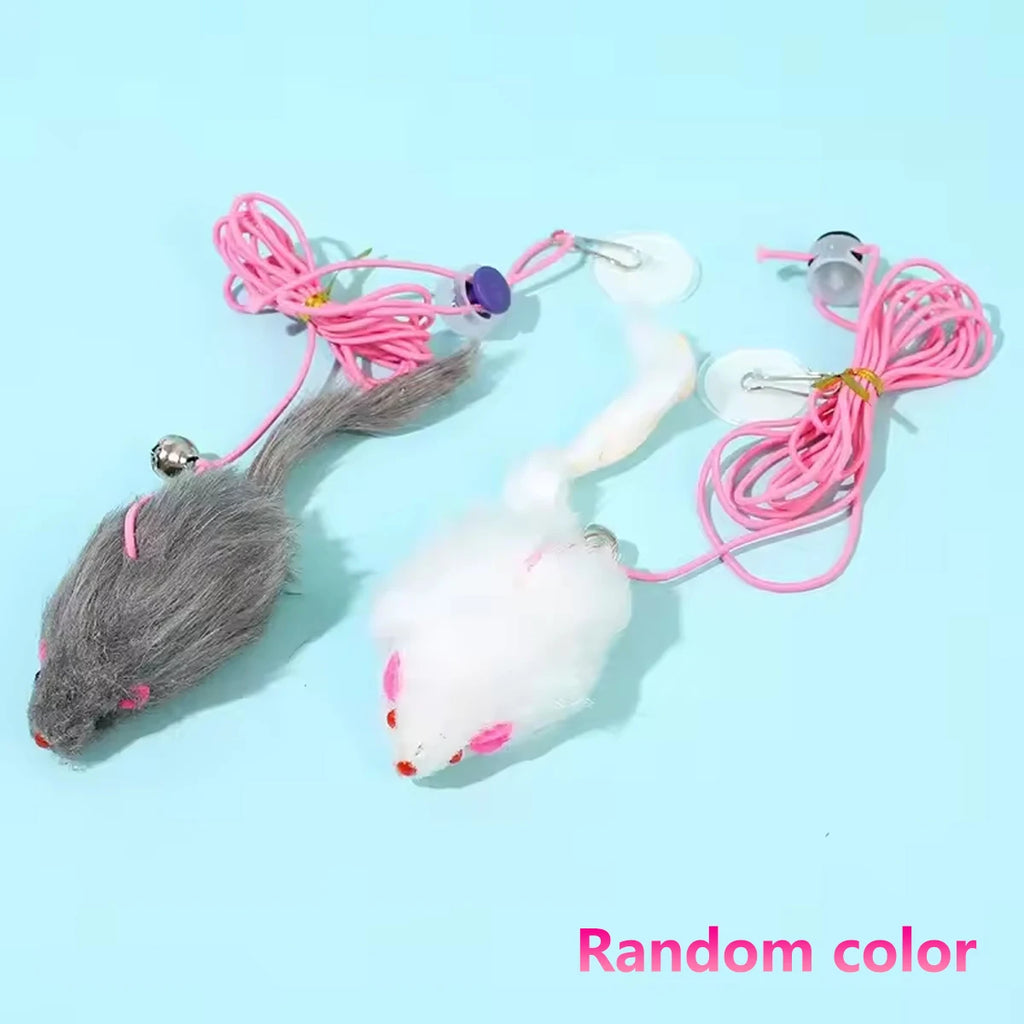 New Type of Electric Cat Toy with 2 Ropes Smart Hanging Door Auto