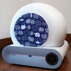 Tonepie Smart Cat Litter Box Curtain, Anti-Odor & Anti-Tracking