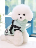 Comes with a Traction Ring, Pet Coat, Jacket, Three-Layer Thick