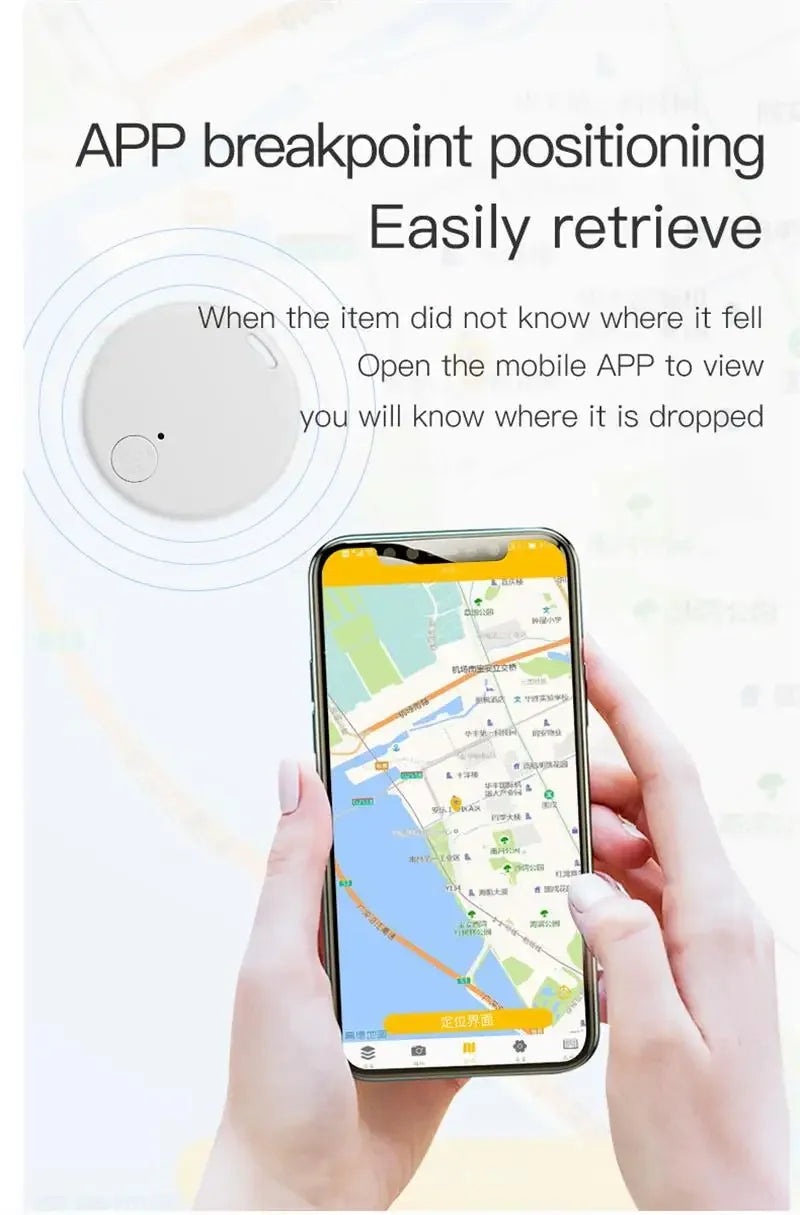 Lenovo Mini GPS Tracker Bluetooth 5.0 Pet Elderly Kids Wallet