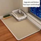 Large Size Cat Litter Mat-Advanced Honeycomb Double Layer