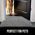 Dog Door Mat for Muddy Paws, ABSorbs Moisture and Dirt, ABSorbent