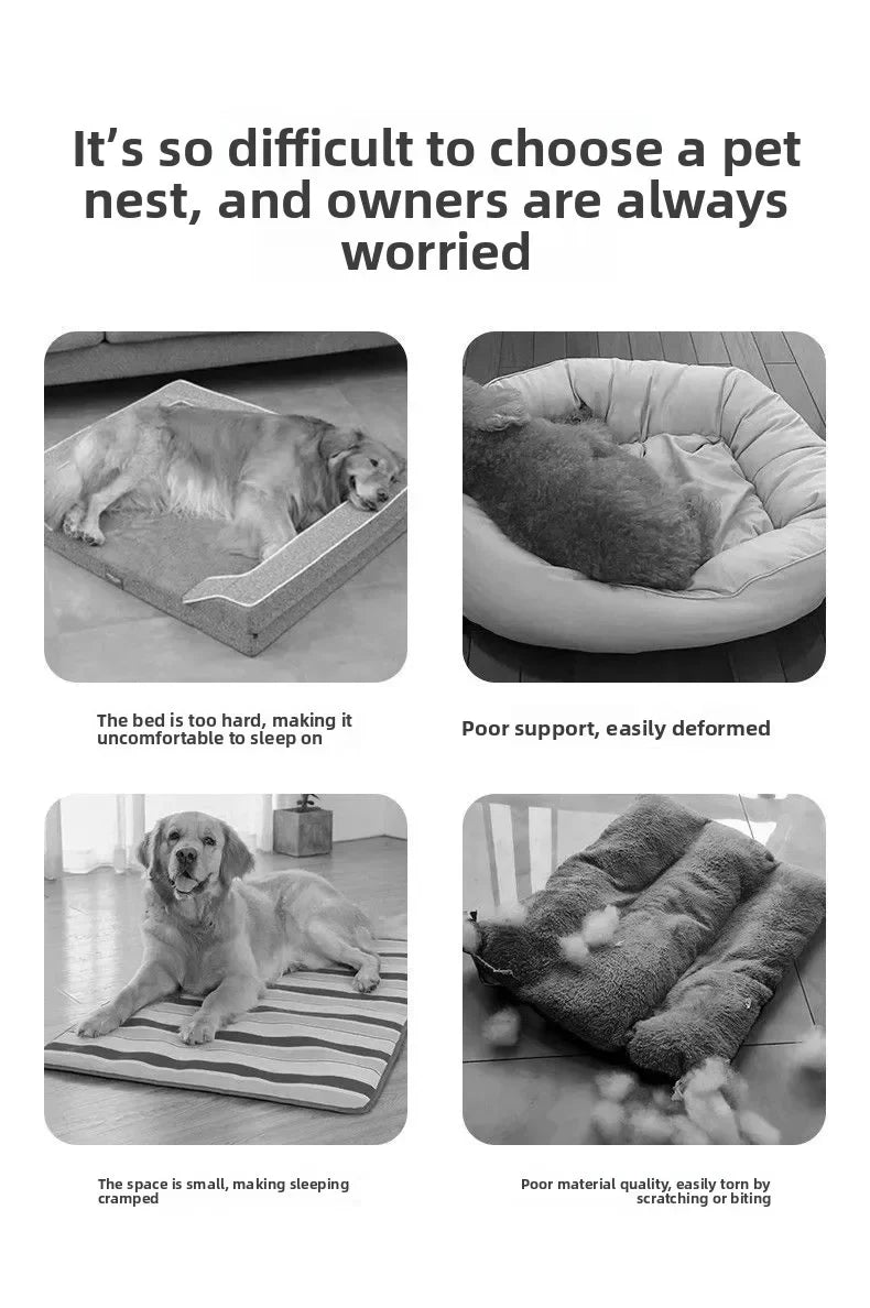 Large Size Dog Bed Mat Sleeping Pad For Winter Use Keep Warm