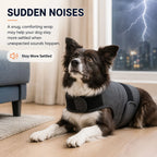 Dog Anxiety Vest Calming Wrap Adjustable Hook And Loop Soft Cotton