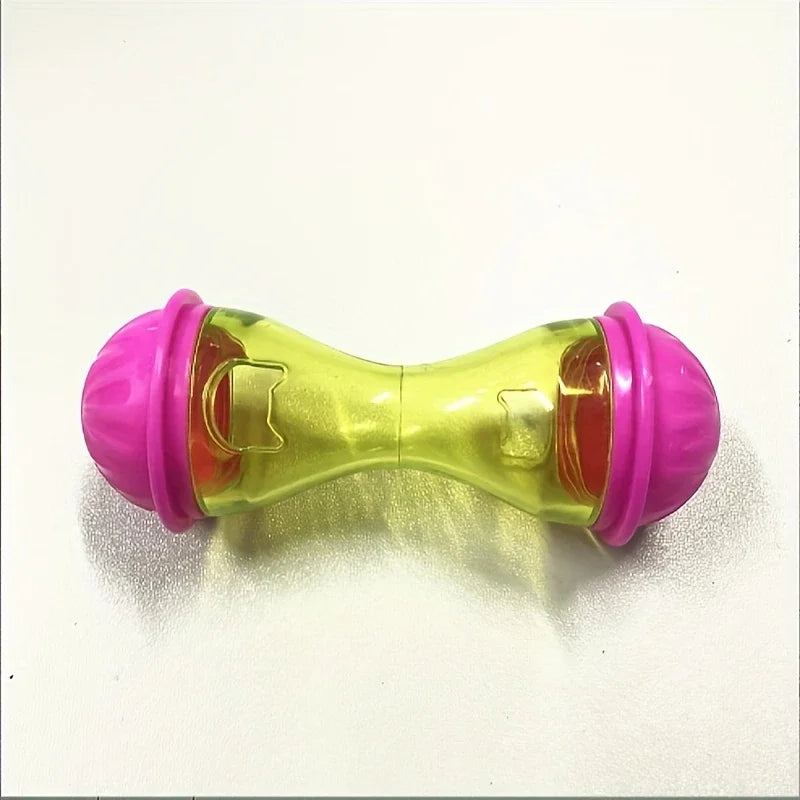 Interactive Pet Feeder Cat Toy Ball Food Rolling Leakage Dispenser