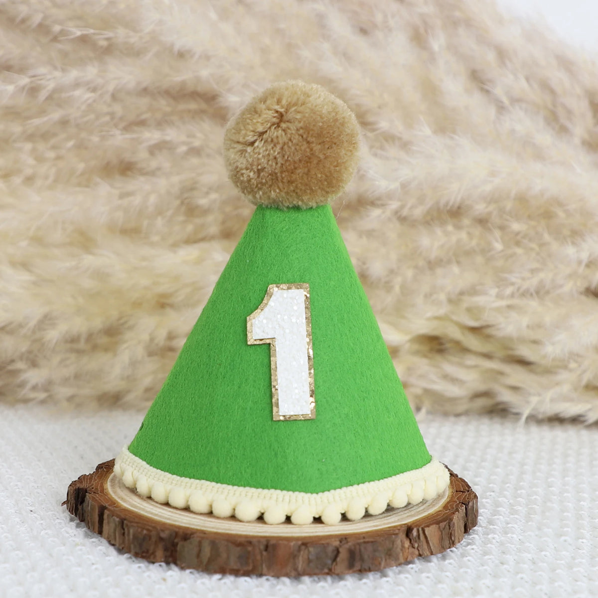 1St Birthday Hat Handmade Party Decoration Cone Hat Pet Hat First