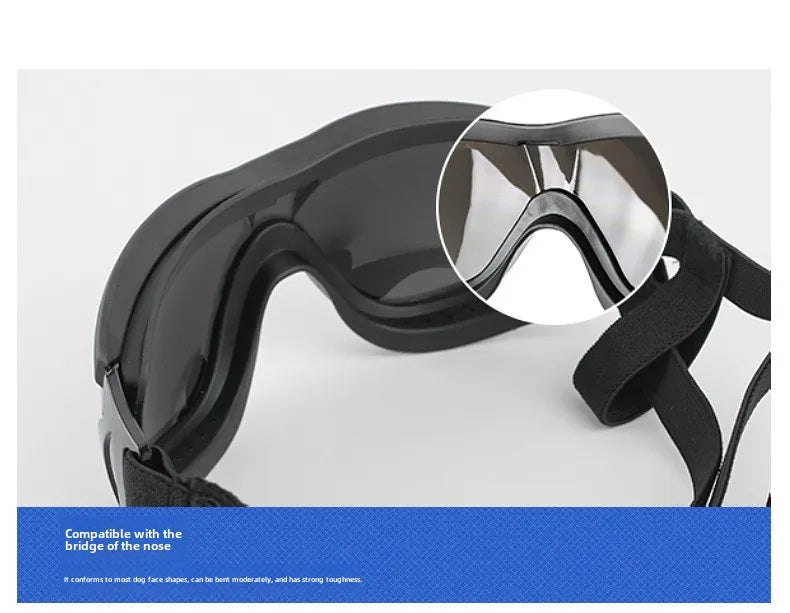Transparent Color Pet Dog Goggles Waterproof Windproof Sunscreen