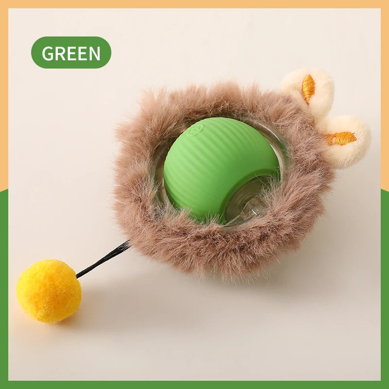 Cat Toys Intelligent Automatic Teasing Ball Silent Irregular