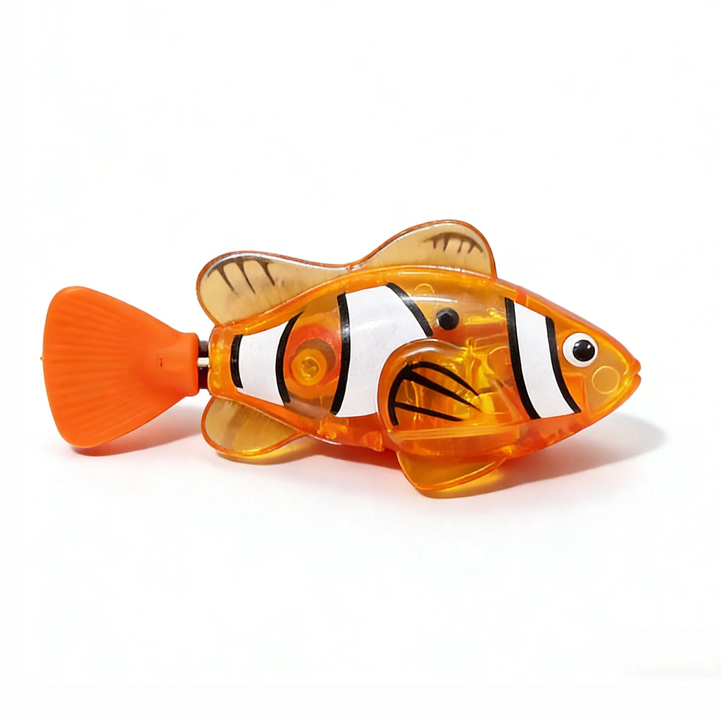 Pet Cat Toy LED Interactive Swimming Robot Fish Toy, Glowing