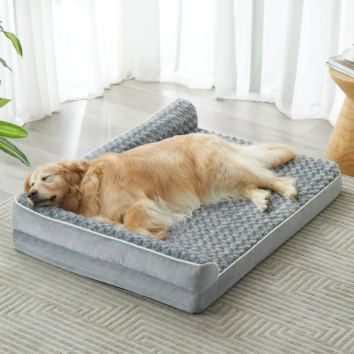 Orthopedic Dog Bed for Large Dogs – Waterproof Sofa-Style Bed with