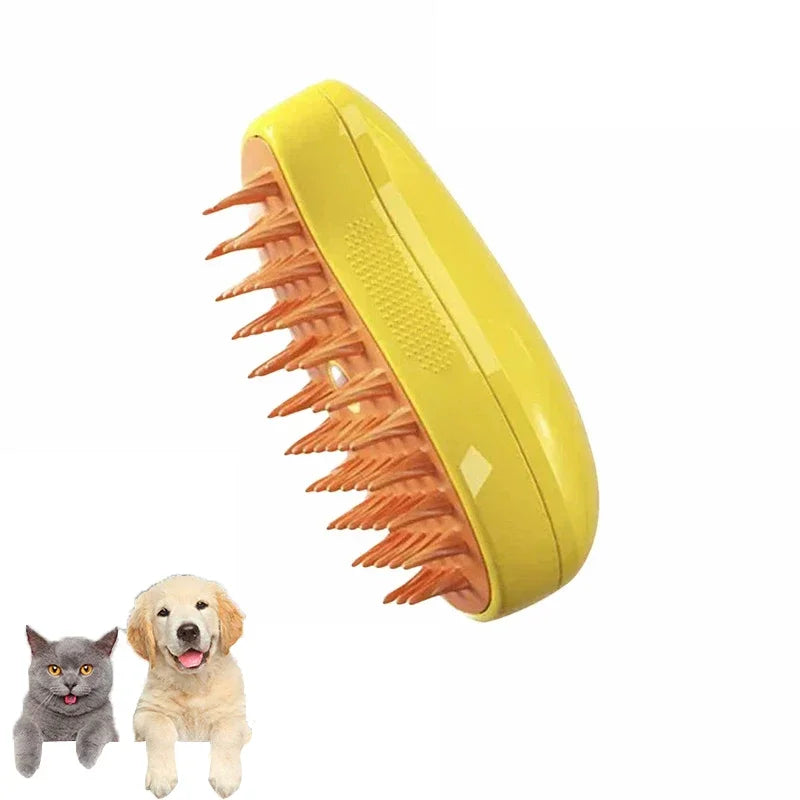 Dog Cat Steamy Brush Steam Brush Electric Sprayer for Massage Pet