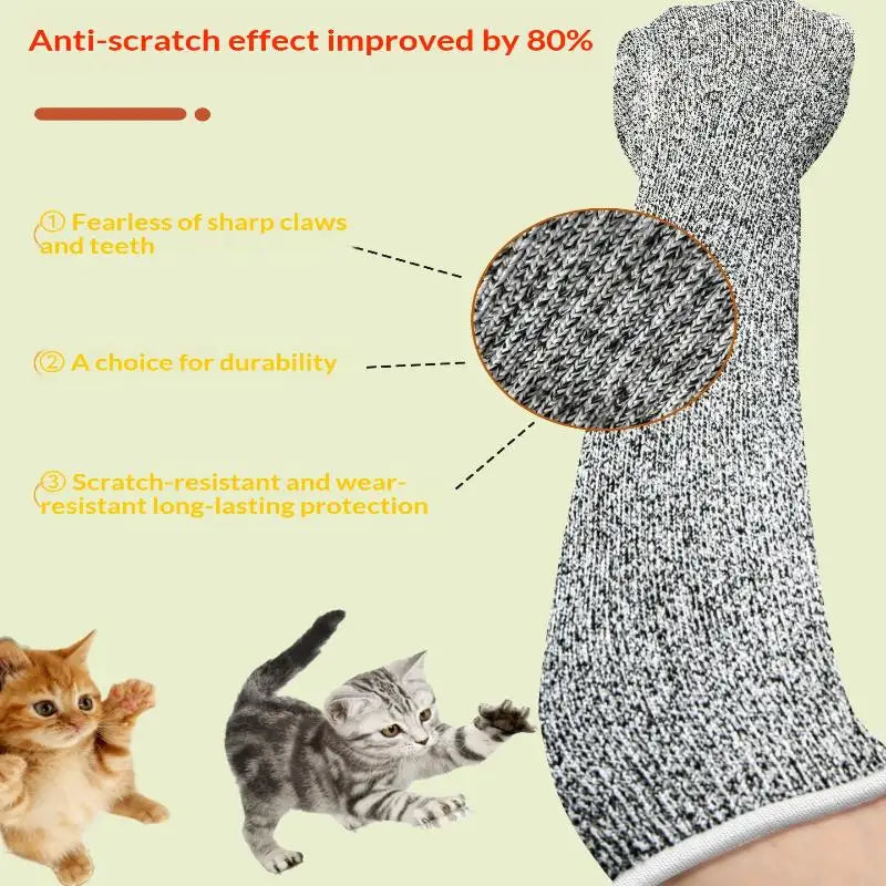 Cat Bite Proof Gloves Scratch & PUncture Resistant Heavy Duty