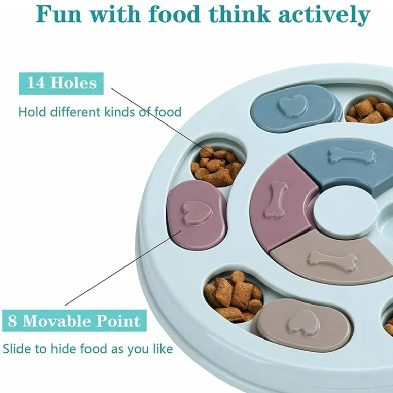 Dog Food Hiding Bowl, Slow Food Training, Dog Educational Toy to