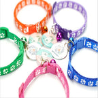 New Hot Pet for Cat Bell Collar Dog Print Cat Collar Multi-Color