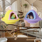 Warm Sleep Bird Cage Nest Handmade Weave Windproof Bird Hanging