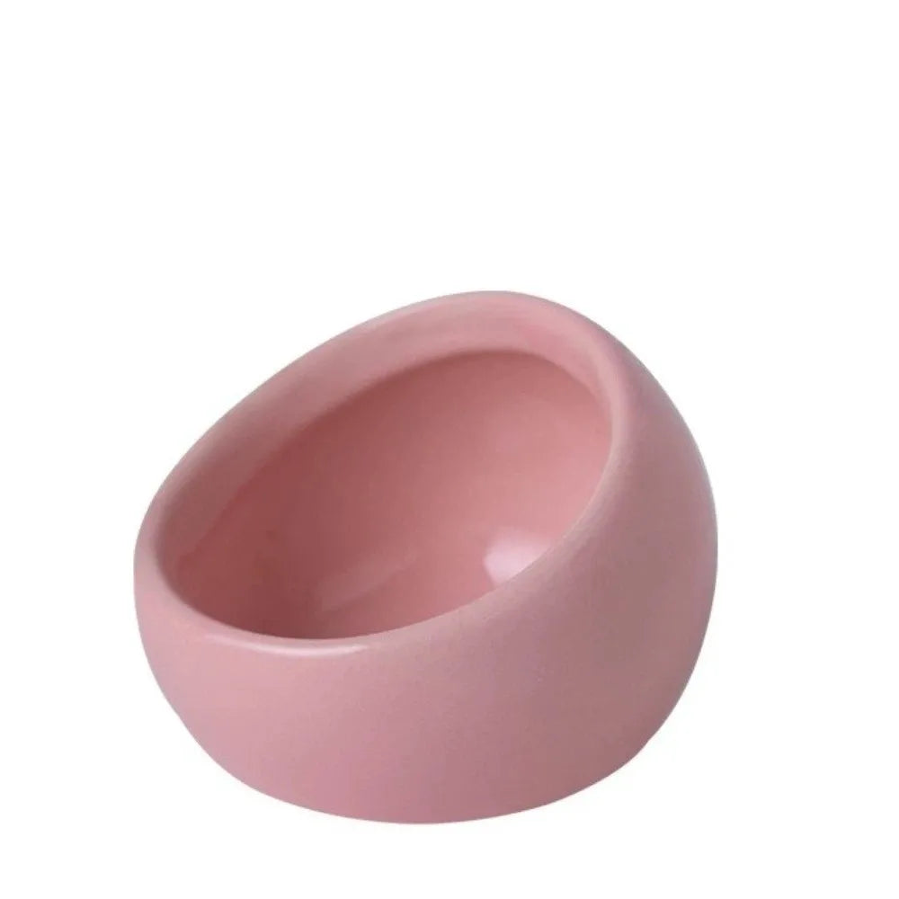 Ceramic Hamster Food Bowl Anti-Rollover Non-Slip Pet Feeding Bowl