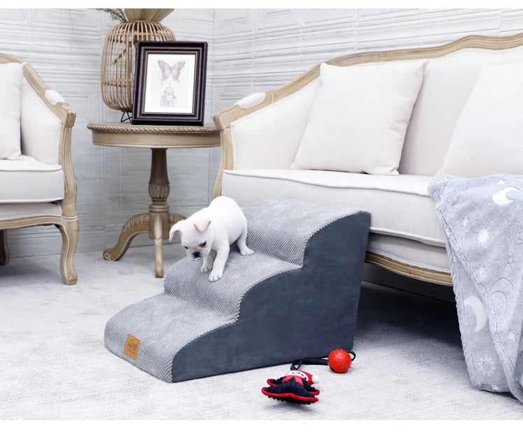 Dogs Stairs Bed Steps Protect Hip Bone Small Dog Anti-Slip Ladder