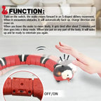 Smart Sensing Interactive Cat Toys Automatic Eletronic Snake Cat