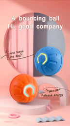 Smart Dog Toy Ball Electronic Interactive Pet Toy Moving Ball USB