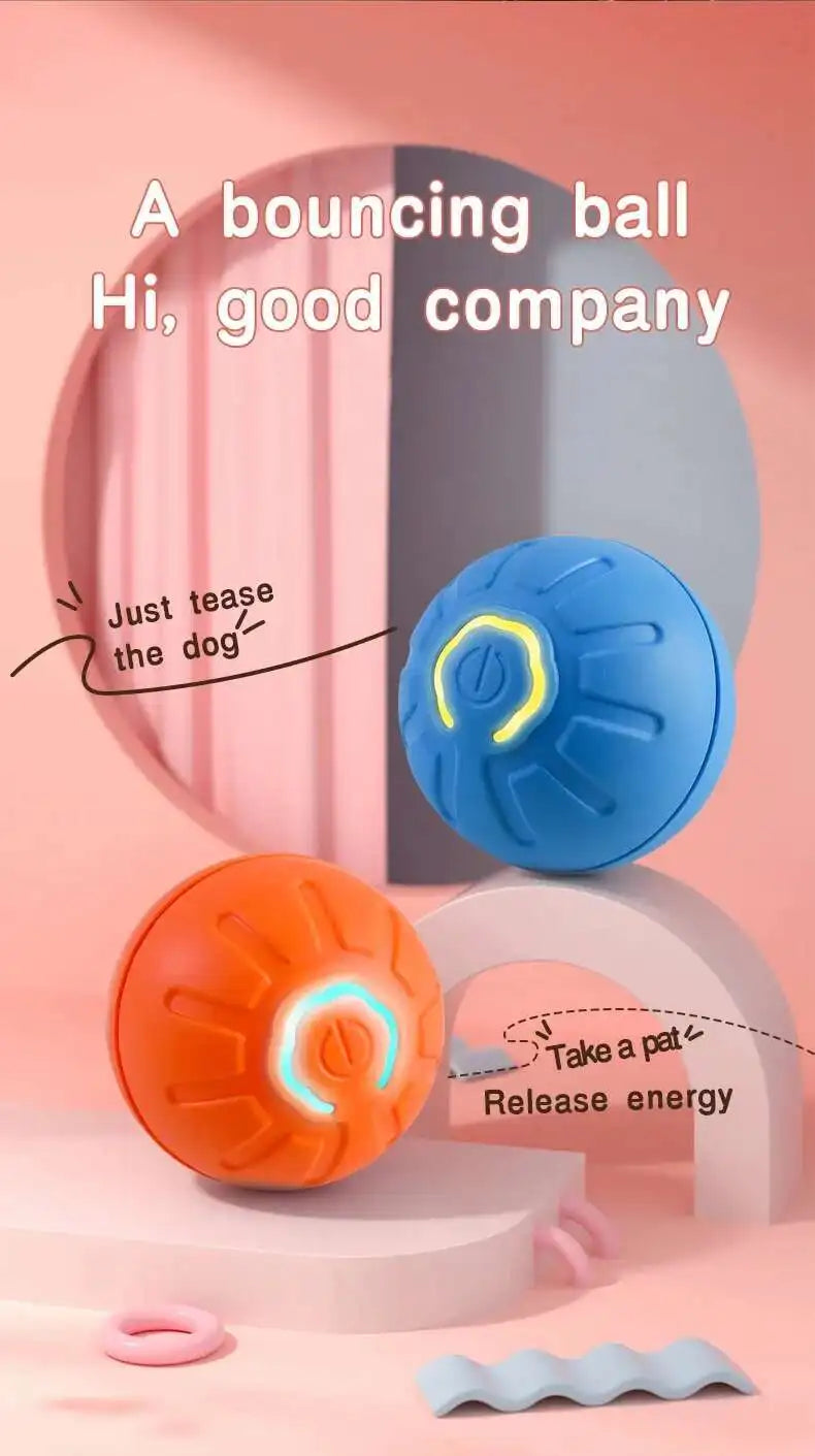 Smart Dog Toy Ball Electronic Interactive Pet Toy Moving Ball USB