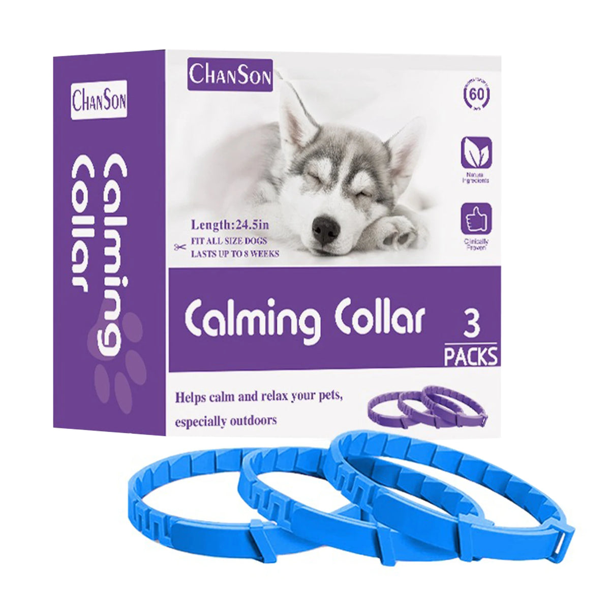 Dogs Calming Pheromones Collar Relieve Reduce Anxiety Stress