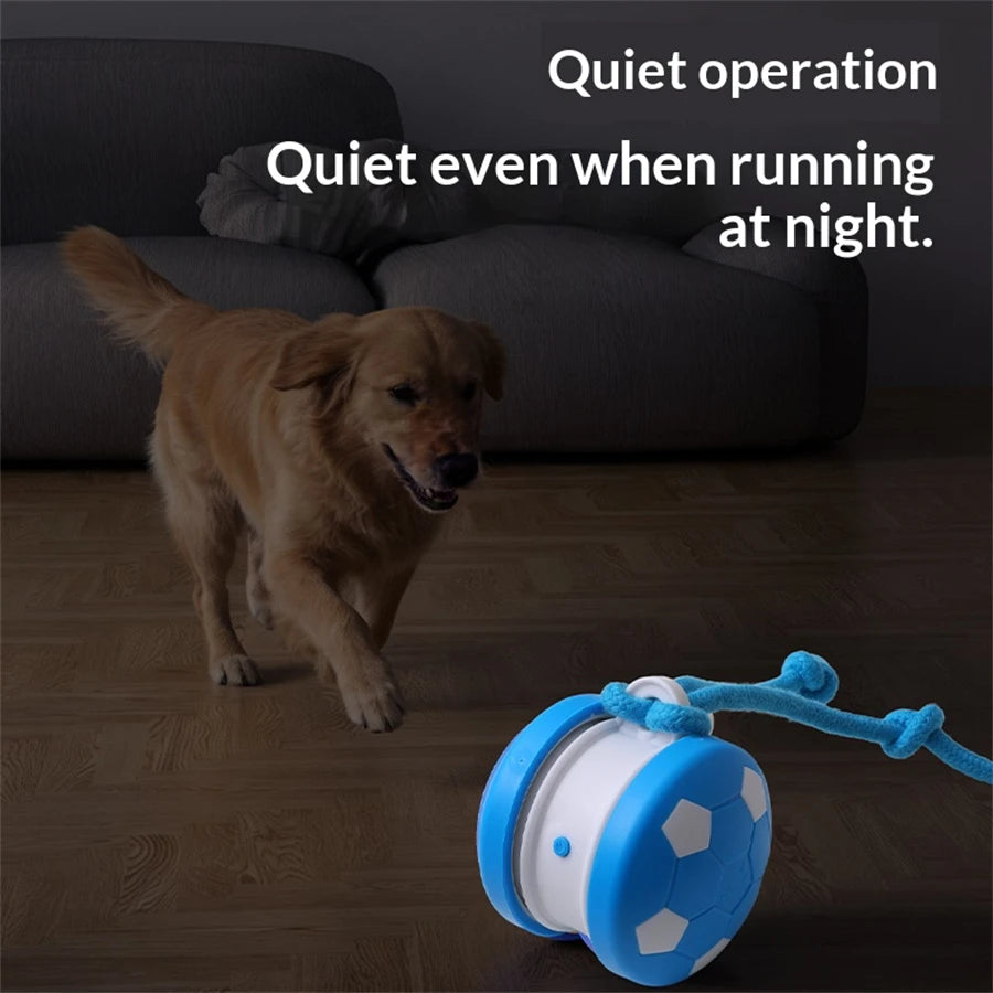 Smart Interactive Dogs Toy Balls Pets Dual-Wheel Spinning Electric