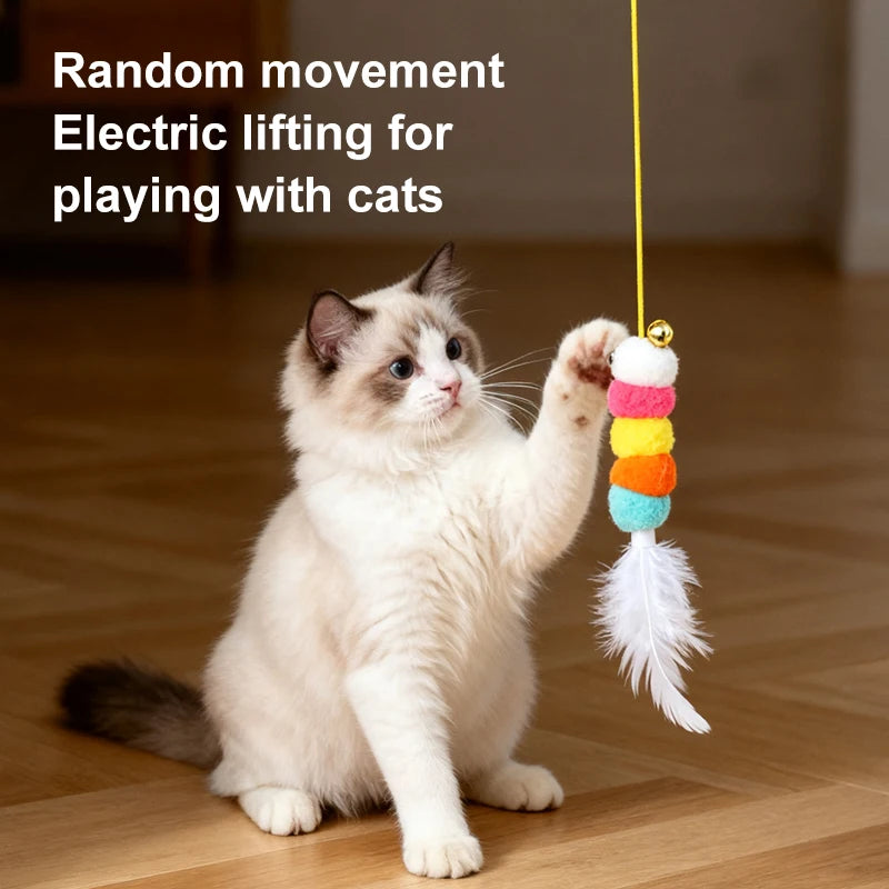 New Type of Electric Cat Toy with 2 Ropes Smart Hanging Door Auto