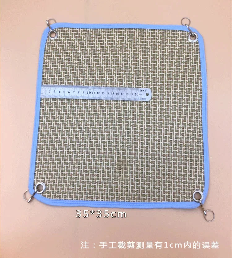 Small Animal Cooling Mat Hammock Hamster Flower Branch Mouse