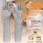 Bite & Scratch Resistant Leather Gloves PUncture Proof Heavy Duty