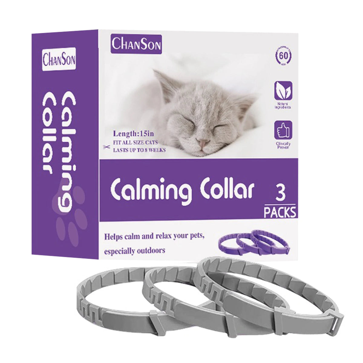 Dogs Calming Pheromones Collar Relieve Reduce Anxiety Stress