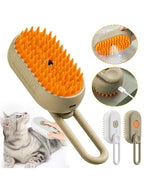 3 in 1 Steam Cat Brush Pet Hair Remover Vaporizer Grooming Comb