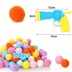 Creative Mini Shooting Gun Cat Toy Interactive Launch Training