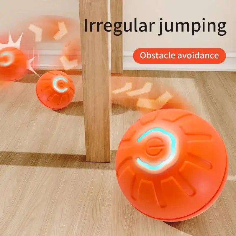 Smart Dog Toy Ball Electronic Interactive Pet Toy Moving Ball Usb