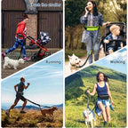 Reflective Hands-Free Running Dog Leash