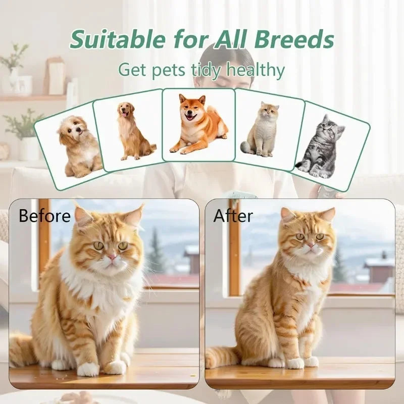 Pet Spray Hair Comb Professional Electric Hair Straightener Comb