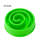 Pet Dog Slow Feeder Bowl Fun Non Slip Anti-Gulping Slower Food