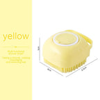 Pet Silicone Bath Foaming Massage Brush Bathroom Multifunctional