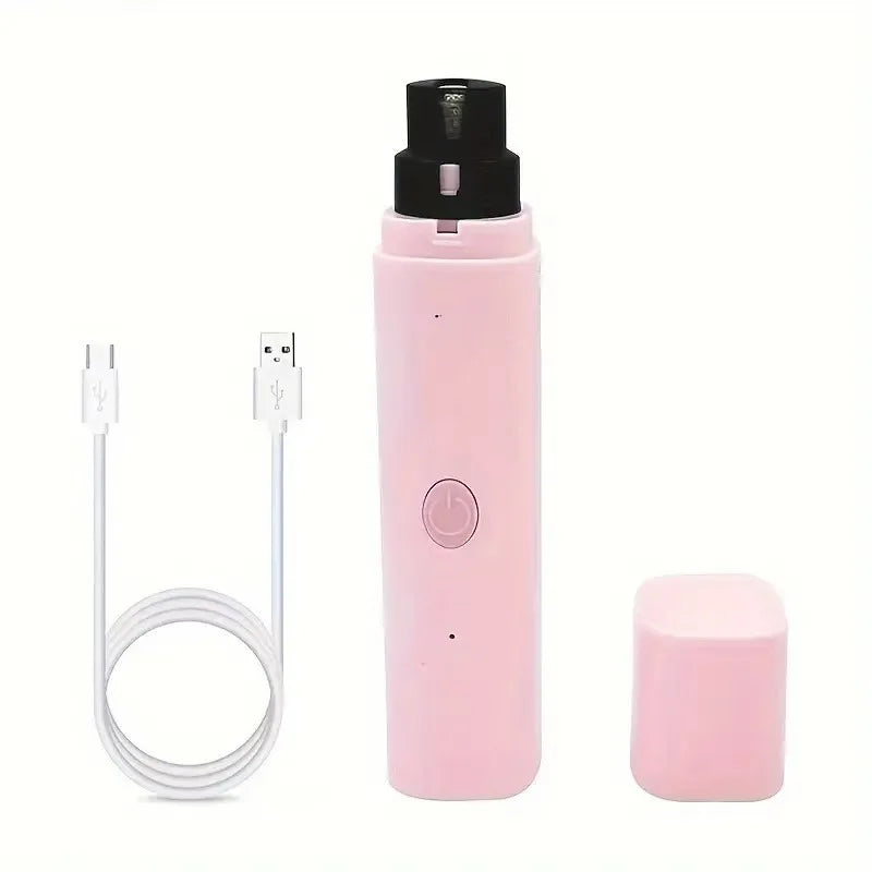 Electric Pet Nail Grinder for Dogs Cats, Quiet Claw Trimmer with