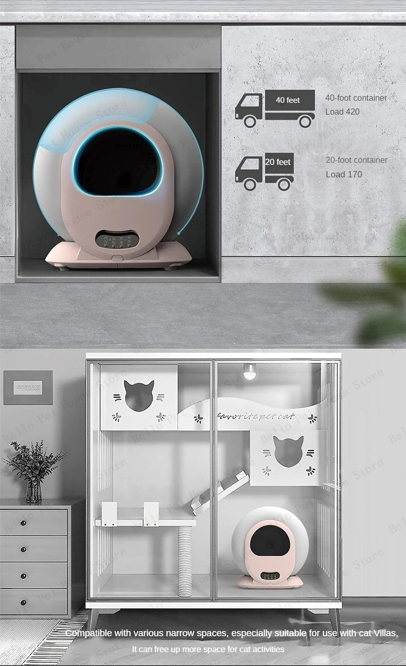Pet Smart Cat Litter Box Fully Automatic Cleaning Large Fully