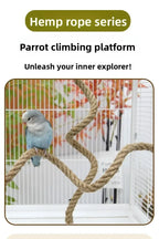 Bendable Bird Rope Perch Linen Climbing Toy Non Slip Grip with