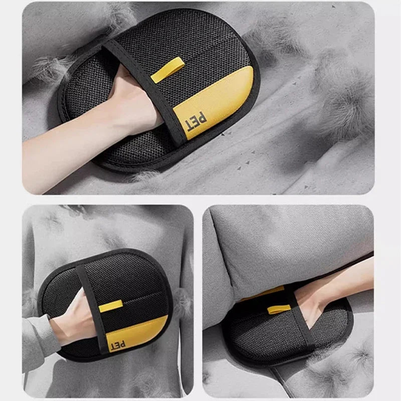 Double-Sided Pet Hair Remover Glove, Multi-Functional Pet Grooming