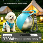 Dog Water Bottle Portable Pet Water Dispenser Removable Silicone