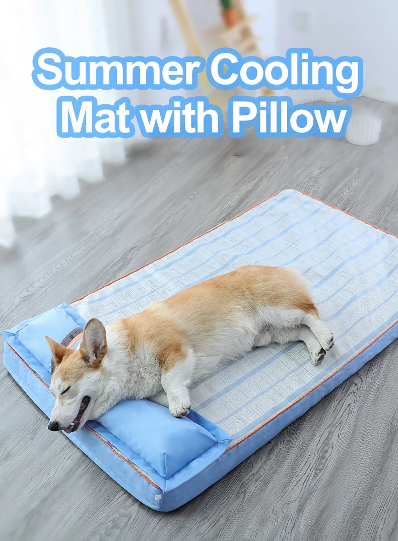 Summer Cooling Dog Bed for Large Medium Dog PUppy Orthopedic