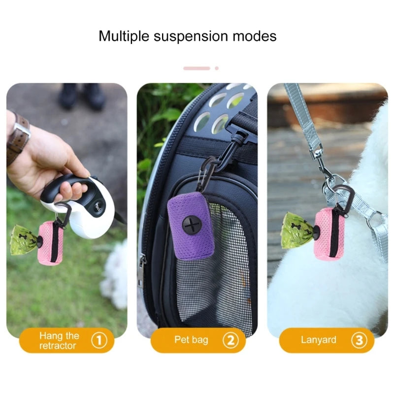 Portable Dog Waste Bag Dispenser & Holder
