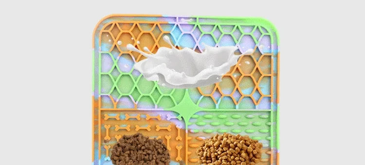 Pet Placemat Cat Slow Feeding Mat Dog Lick Mats Silicone Pets