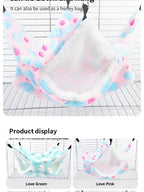 Hamster Hammock Small Pet Hanging Bed Double Warm Thickened