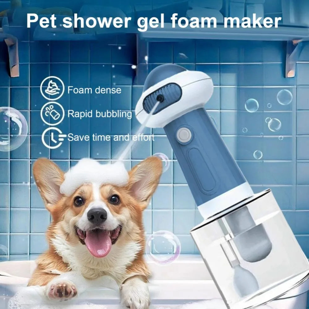 Automatic Foam Soap Dispenser Cordless Pet Bath Cleaning Electric