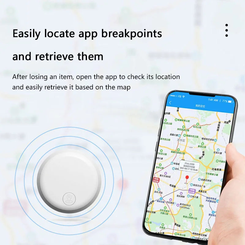 Lenovo Mini GPS Tracker Bluetooth 5.0 Pet Elderly Kids Wallet