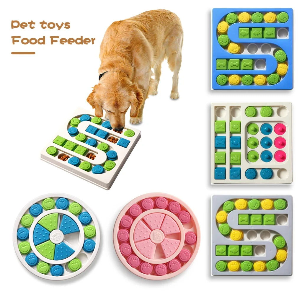 Dog PUzzle Toys Slow Feeder Interactive PUppy Increase Iq Training